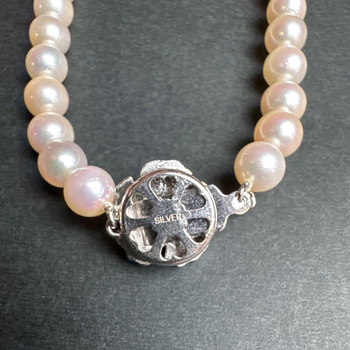 ネックレス 留め具シルバー