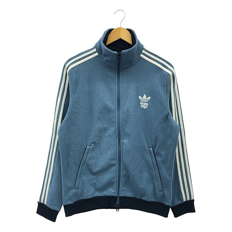adidas / アディダス | × Bogey Boys パイル トラックジャケット | XL | ライトブルー/ブルー | メンズ