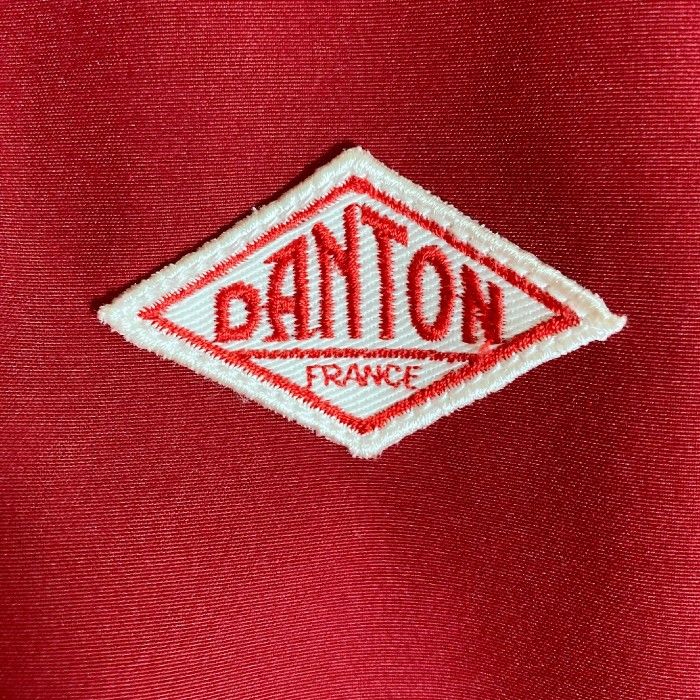 ☆DANTON ダントン ファー付 タッサーダウンジャケッ レッド