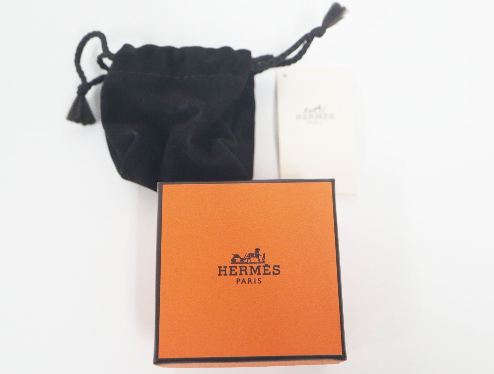 エルメス HERMES ツイリーリング カドリージュ 601511S 02 馬モチーフ
