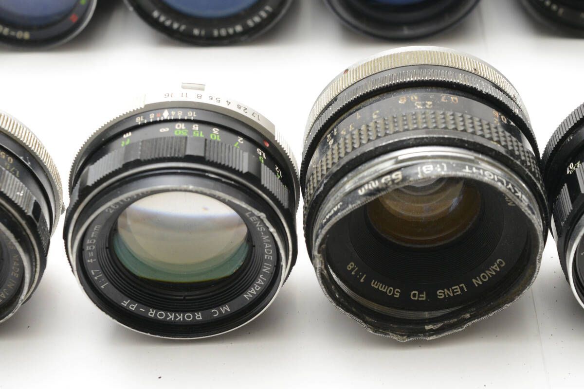 ☆まとめ売り☆ Canon PENTAX FUJINON MINOLTA 等 MFレンズジャンク