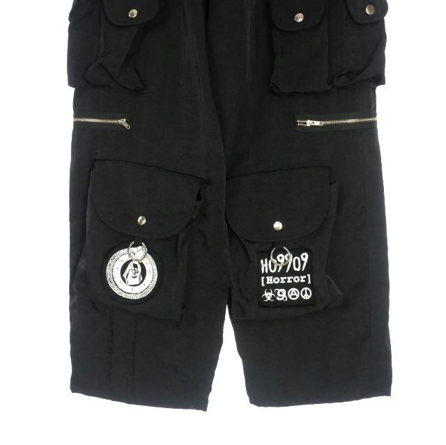 キディル KIDILL 25SS VANDALIA PANTS カーゴパンツ 44 ブラック 黒 