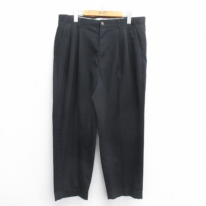 W36/古着 パンツ メンズ 90s 黒 ブラック 24may28 中古 ボトムス ロング