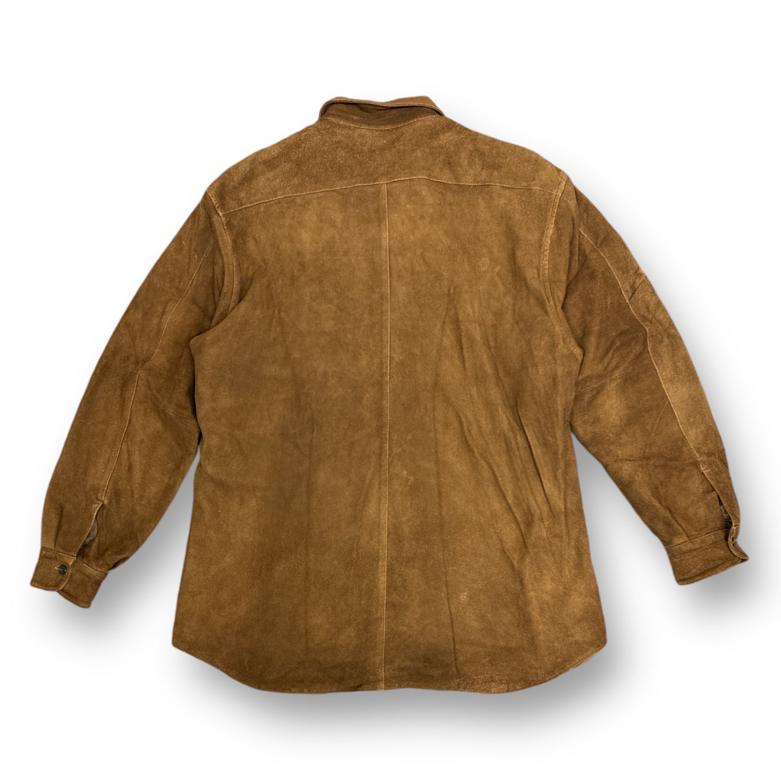 コモリ　スウェード　レザー　シャツ 定価143000円 COMOLI 21AW SUEDE SHIRT スウェードレザー シャツ