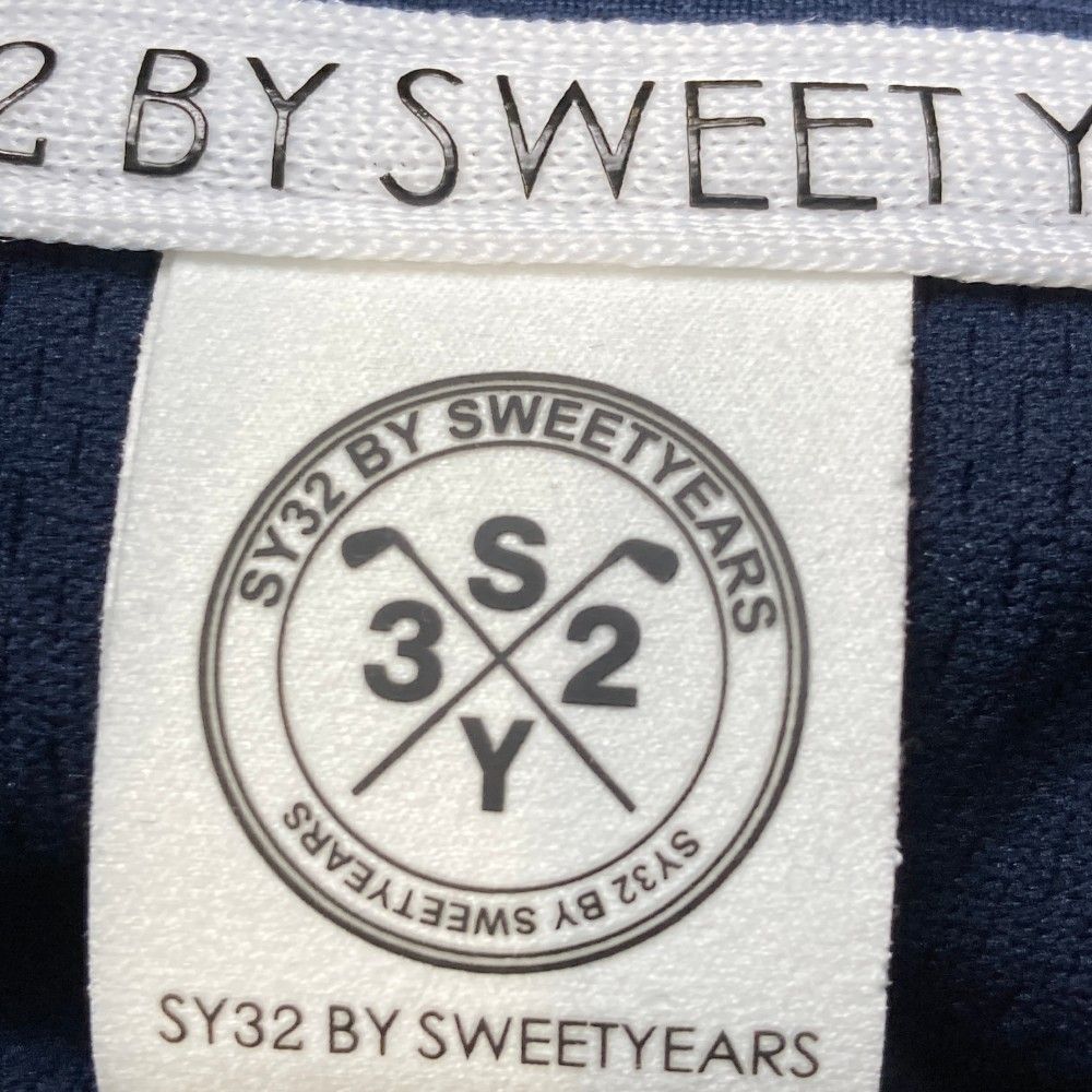 サイズ：XL SY32 BY SWEET YEARS GOLF エスワイサーティトゥ  2WAY フード付 長袖ジップジャケット  ネイビー系 [240101427980] ゴルフウェア メンズ ストスト サイズ：XL SY32 BY SWEET YEARS GOLF エスワイサーティトゥ