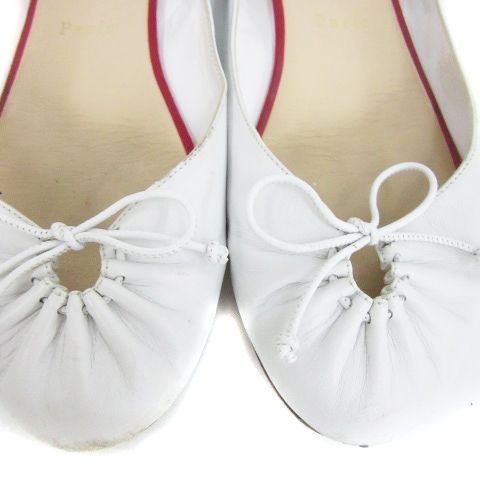 クリスチャンルブタン ブラックチュールリボン サイズ表記「36