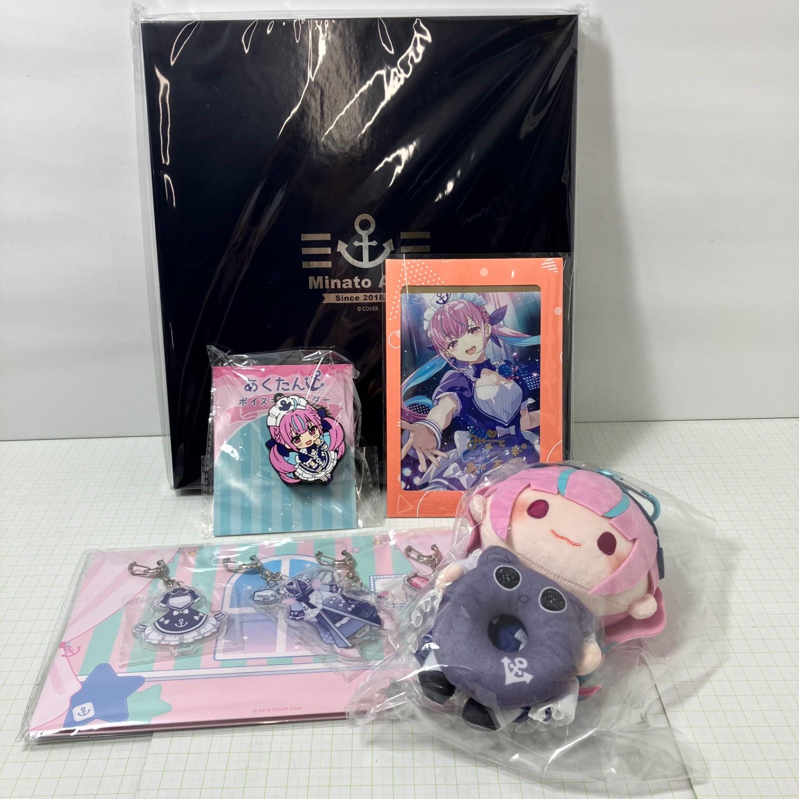 【新品未使用】湊あくあ 活動6周年記念 直筆サイン フルセット 湊あくあ 活動6周年記念 フルセット特典 直筆サイン入りポスト