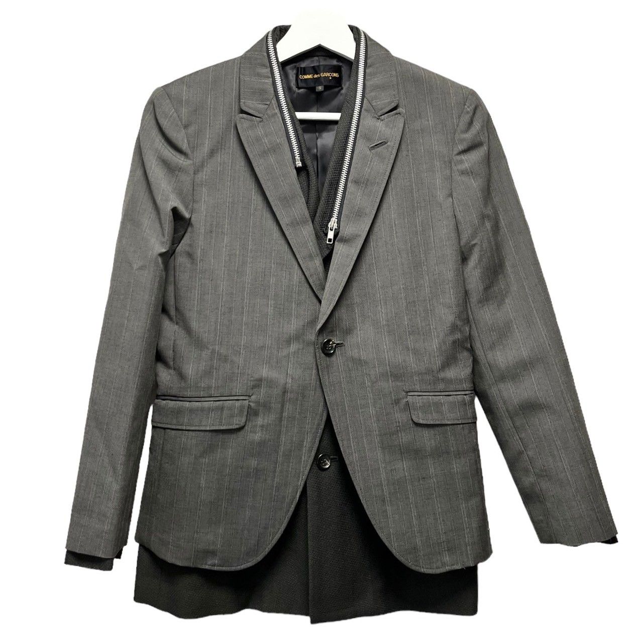 COMME des GARCONS コムデギャルソン 00AW レイヤードジップ