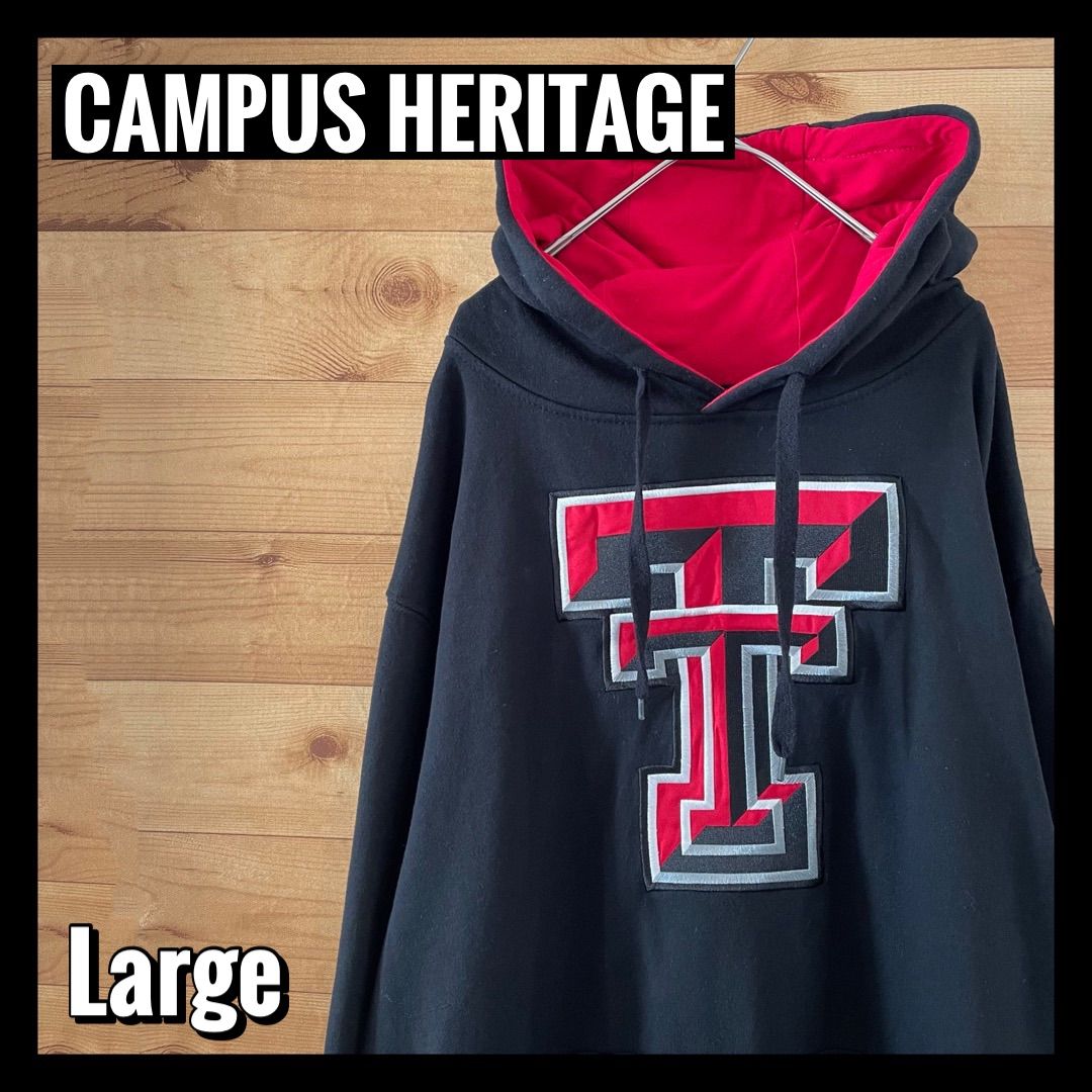 CAMPUS HERITAGE】カレッジロゴ テキサス大学 刺繍 パーカー - メルカリ