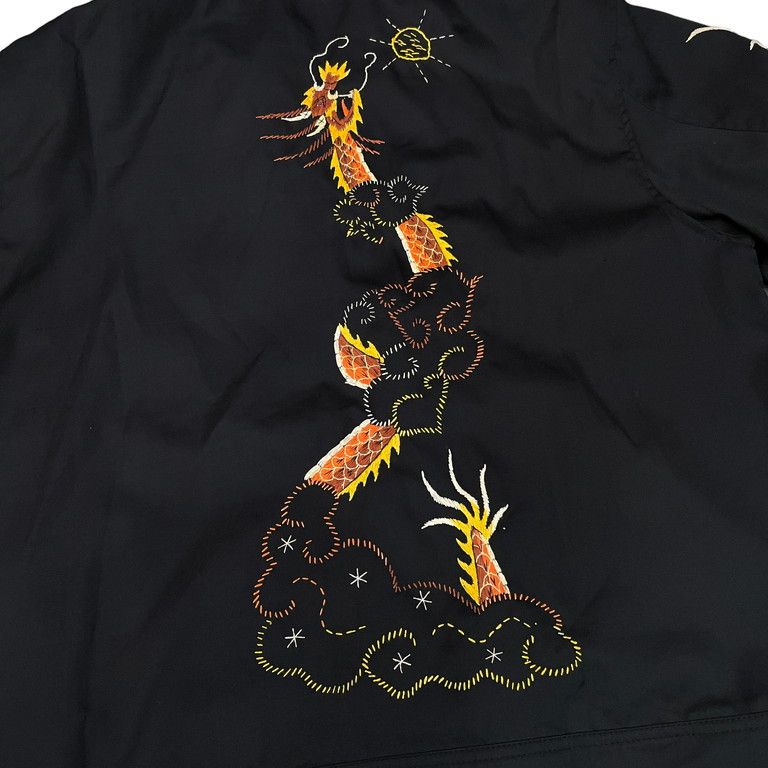 ink 横須賀龍刺繍リメイクコーチジャケット アウター スカジャン