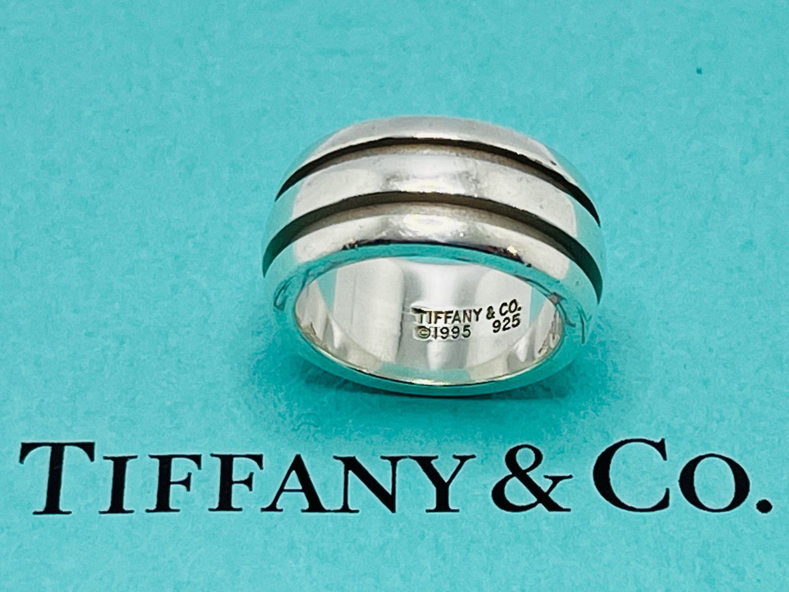レディース a011 送料無料 Tiffany&Co. ティファニー グルーブドリング 