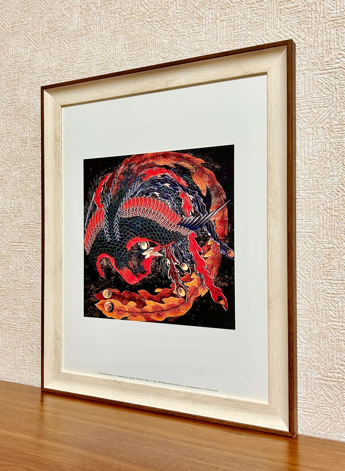 風景画　額縁有 絵画 油絵 風景画 芝桜公園からの富士山 F6 WG261 。