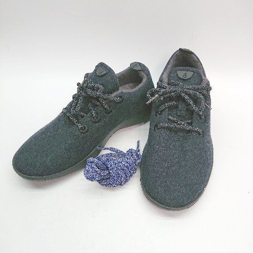 Allbirds もこもこ生地 軽い ラウンドトゥ スニーカー 表記なし ネイビー メンズ E 1309040043480