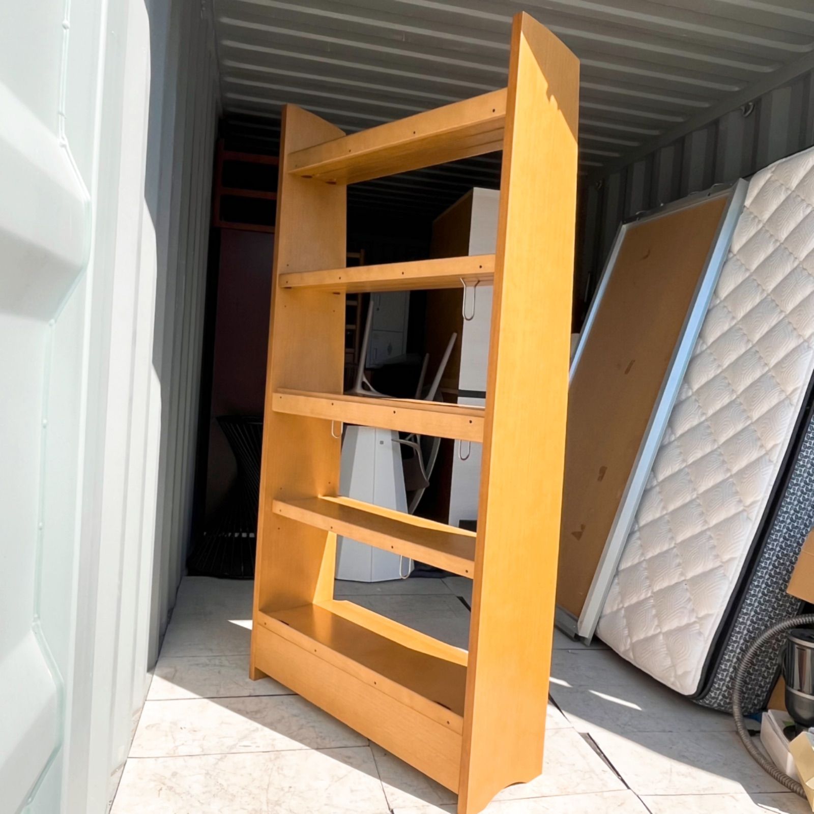 取付無料！カリモク家具 北欧風天然木ナチュラルオープンシェルフ 飾り棚 本棚✨ 取付無料！カリモク家具 北欧風天然木ナチュラルオープンシェルフ