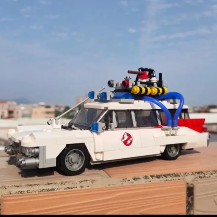 ECTO-1✨】ミニフィグ5体付きゴーストバスターズ 車 レゴ互換