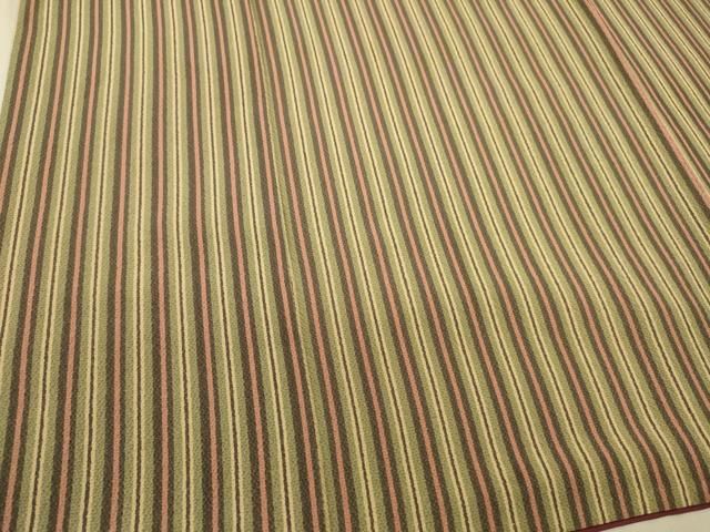 平和屋着物■上質な小紋　縞　正絹　逸品　DAAJ2942zy