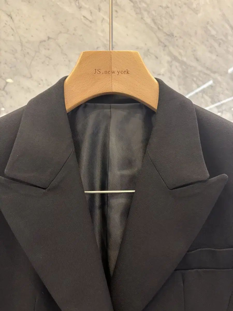 js ニューヨークスタイル セットアップ 2025 f w ダブルボタン シンプル 黒 ジャケット GULLKHAN_COM