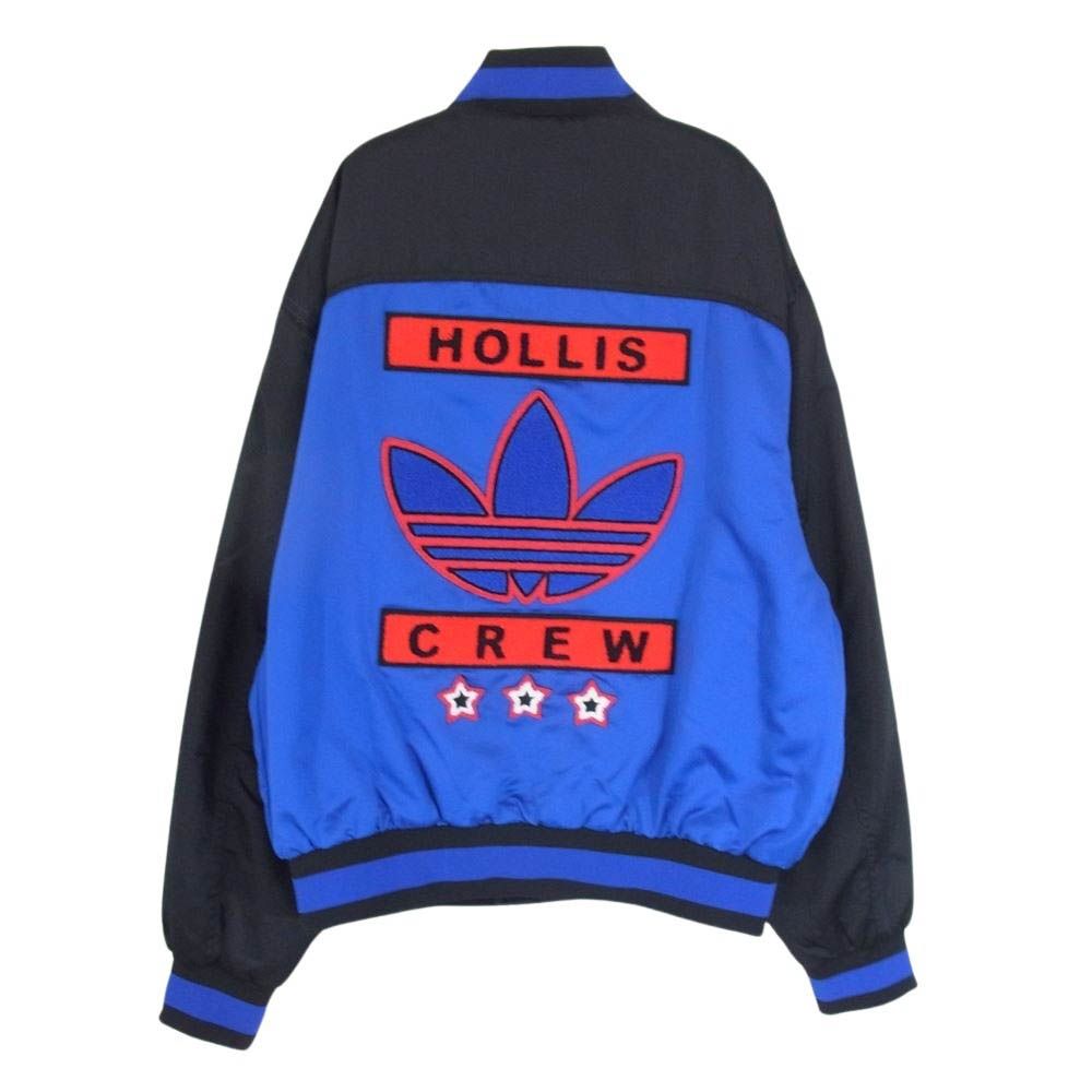  アディダス GN5931 RUN DMC VARSITY バーシティ ジャケット ブルー系 M【美品】【中古】 adidas アディダス GN5931 RUN DMC VARSITY バーシティ ジャケット