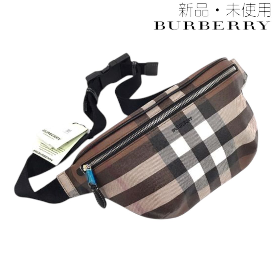 |♥ バーバリー BURBERRY BU-8052806 ボディバッグ ウエストバッグ ノバチェック 鞄 ポーチ スモールバッグ セカンドバッグ メンズ レディース ユニセックス ブランド 6325759