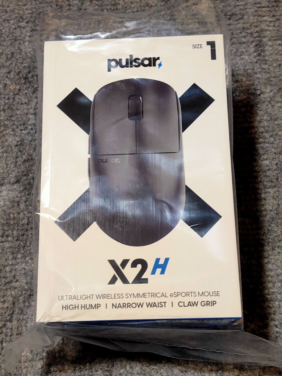 新品未開封 Pulsar X2H Mini Gaming Mouse Black-