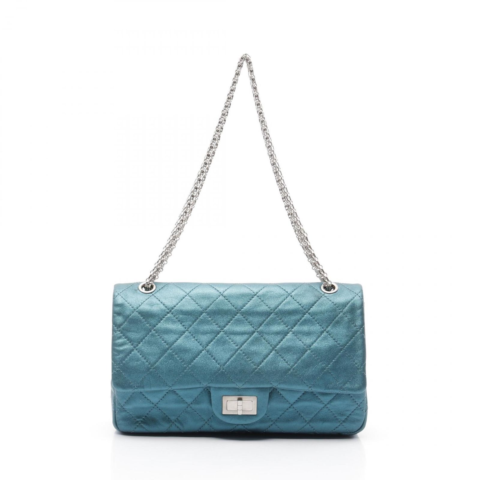 CHANEL シャネル 2.55 マトラッセ マドモアゼルチェーン マキシ W  