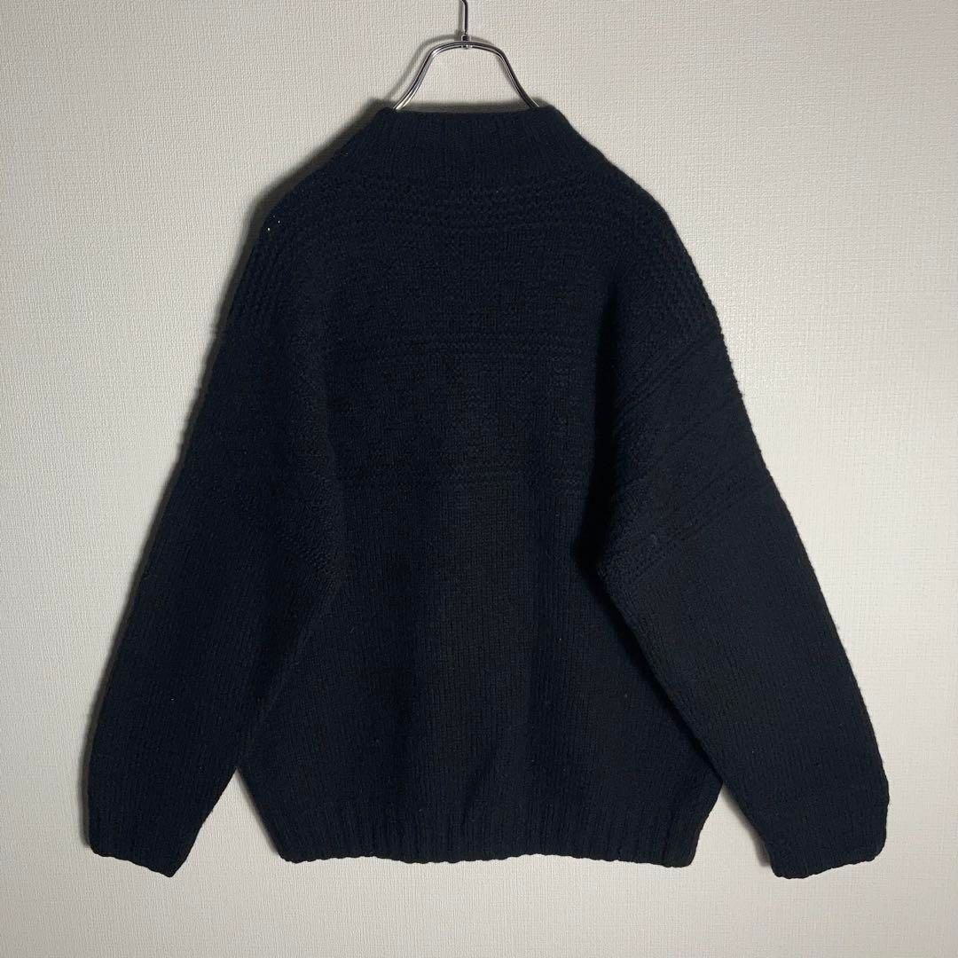 RALPH LAUREN ラムウールニット HAND KNIT 黒 L RALPH LAUREN ラムウールニット HAND KNIT 黒 L - メルカリ