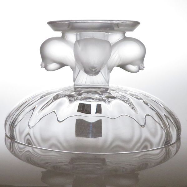 LALIQUE ラリック 小鳥4羽 クリスタル ノジャン コンポート LALIQUE ラリック 小鳥4羽 クリスタル ノジャン コンポート - メルカリ
