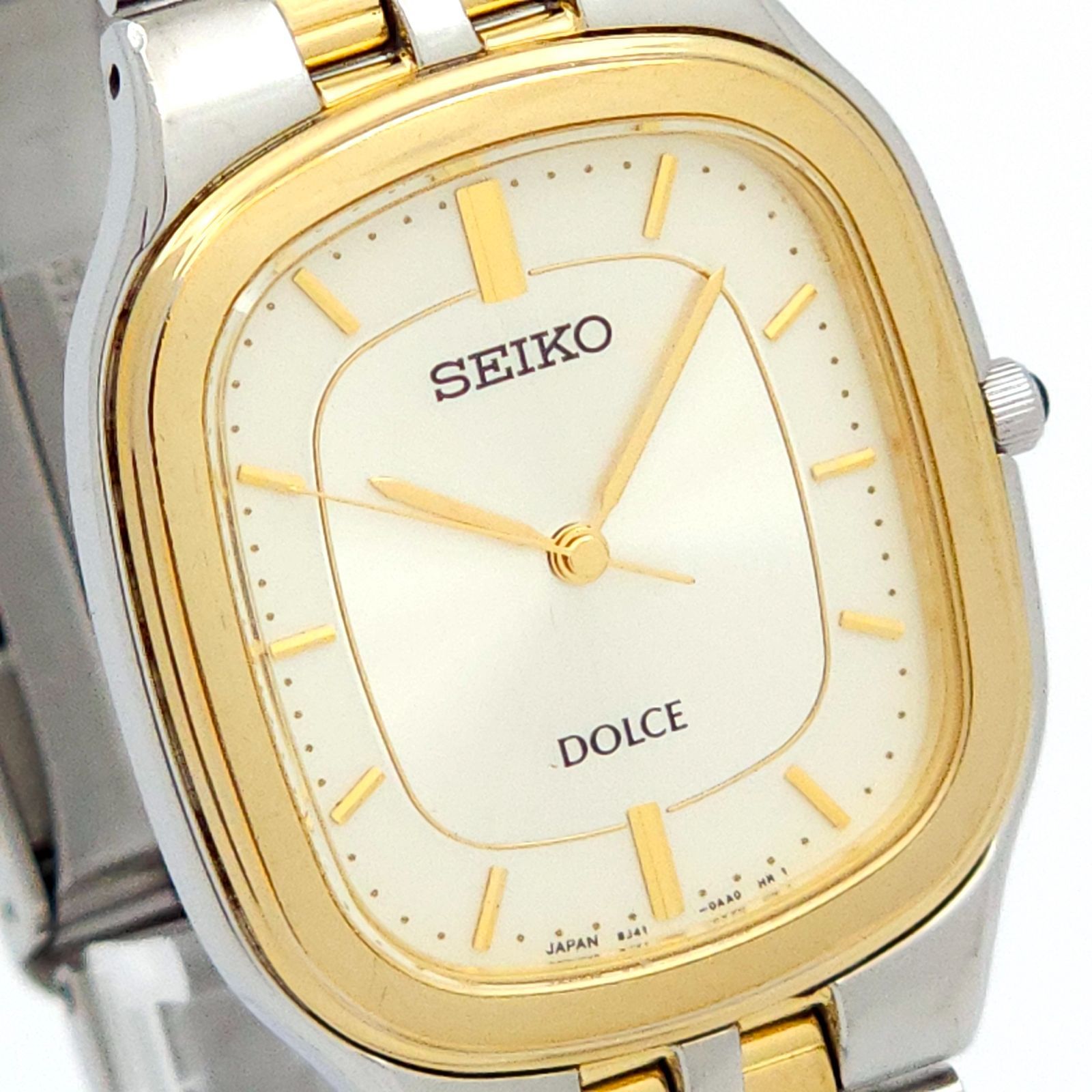 SEIKO DOLCE セイコードルチェ 8J41-0AA0 スクエア コンビ 