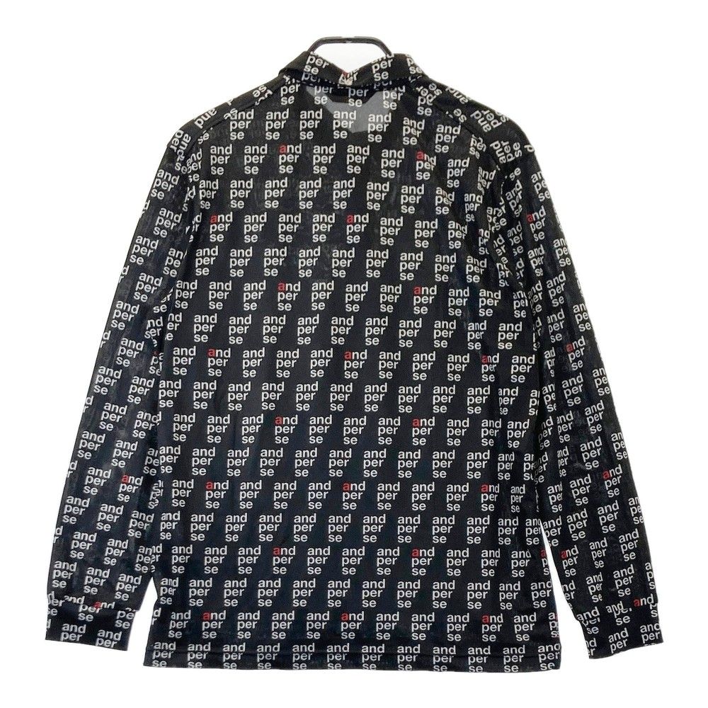 サイズ：L AND PER SE アンパスィ 長袖ポロシャツ ボタンダウン ロゴ総