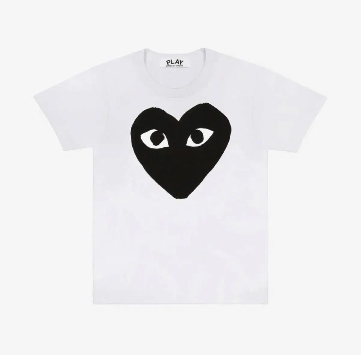PLAY COMME des GARCONS ブラック ハート Tシャツ 白 M