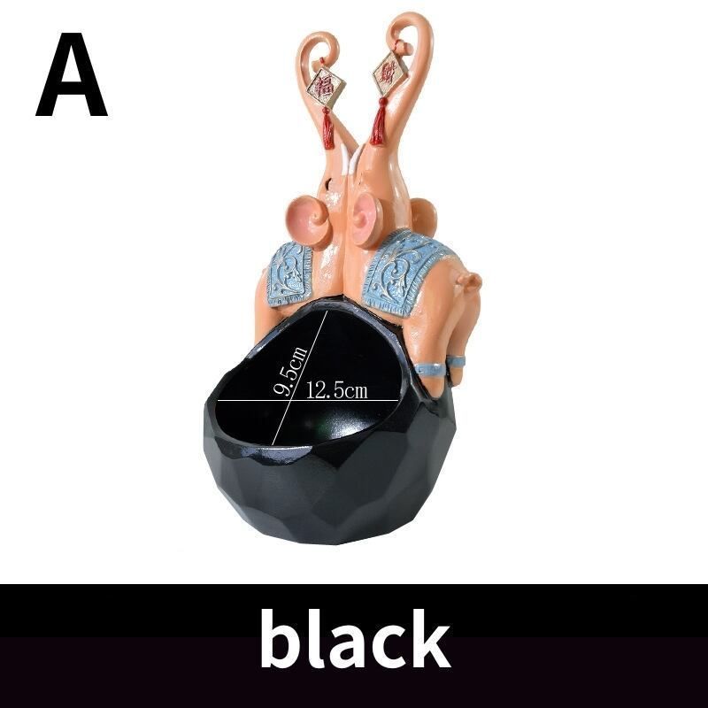 高品質保証。 小物入れ トレイ 象 モチーフ オブジェ 置物 収納 ストレージ オーナメント おしゃれ 玄関 リビング ホームデコ