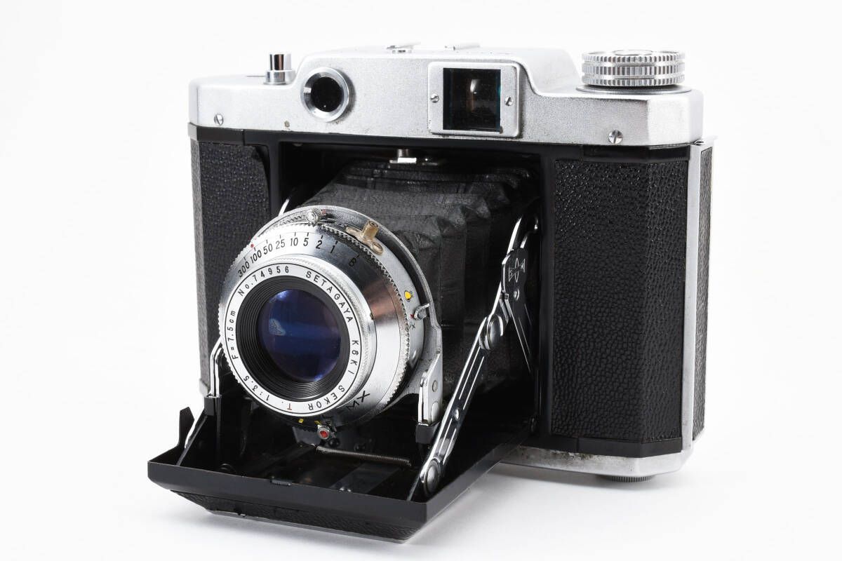 (1953) V Model 6 Mamiya f3.5 75mm T Koki Sekor K型 6 Mamiya - com dot eckman mike フィルムカメラ