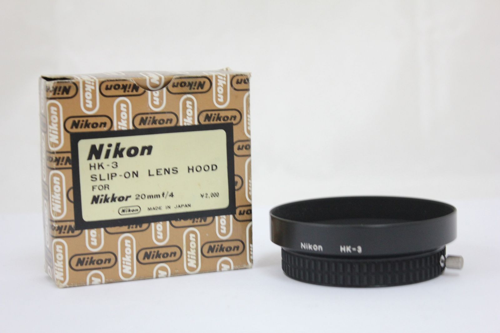 返品保証 元 き ニコン Nikon HK-3 スリップオンレンズフード 20mm F4用 M5523