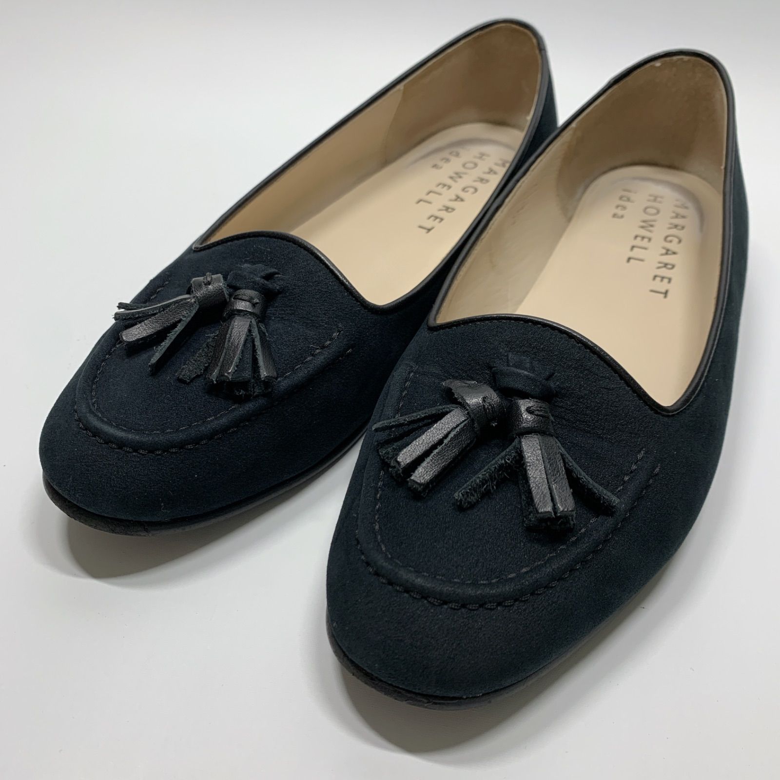 美品〇 MARGARET HOWELL idea マーガレットハウエル アイデア タッセル 