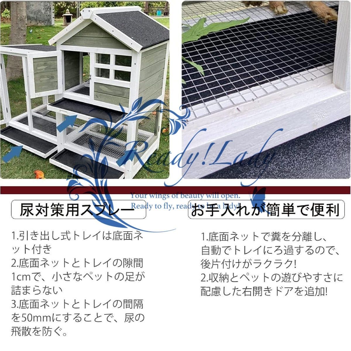 フラット換気ドアと取り外し