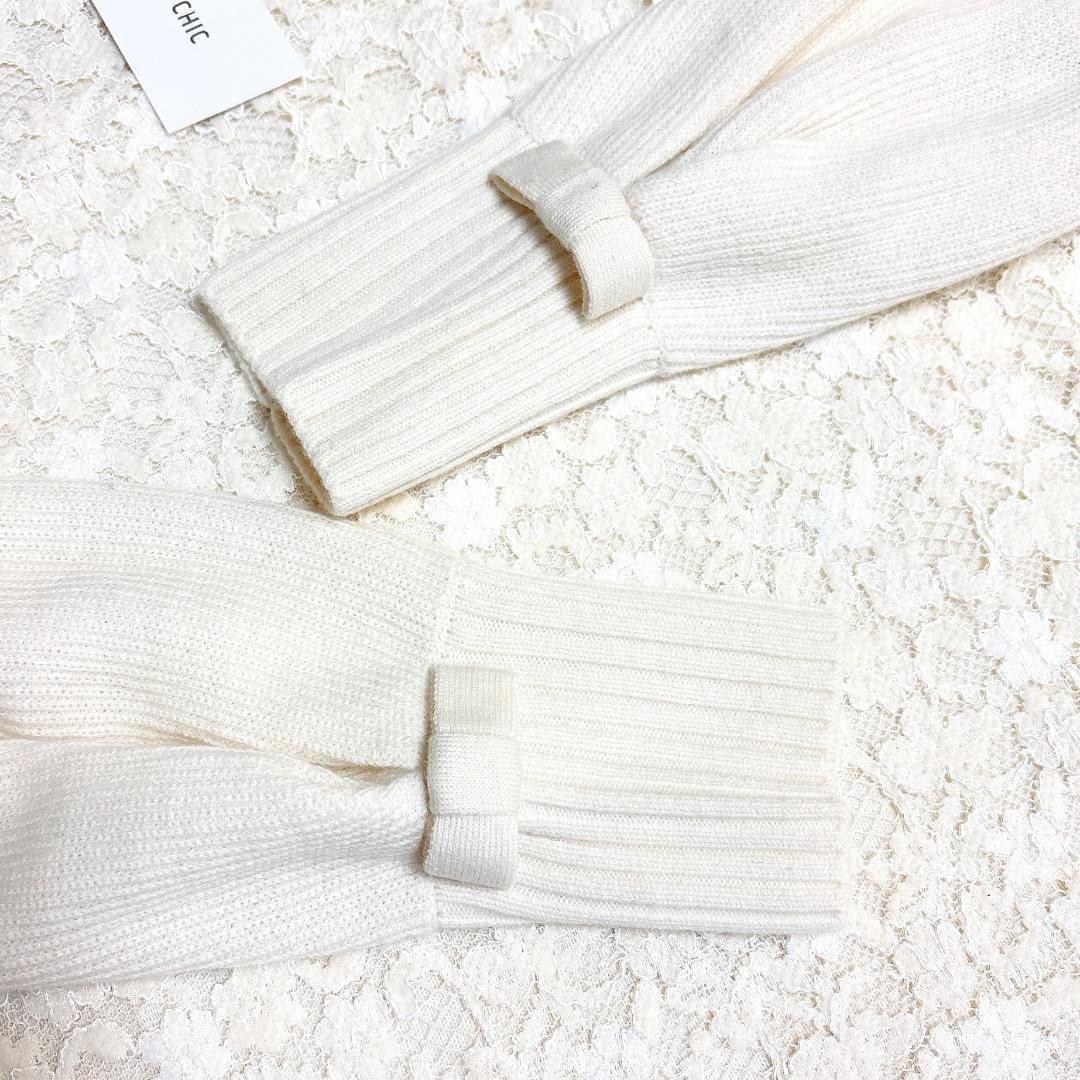 長袖ニット レース