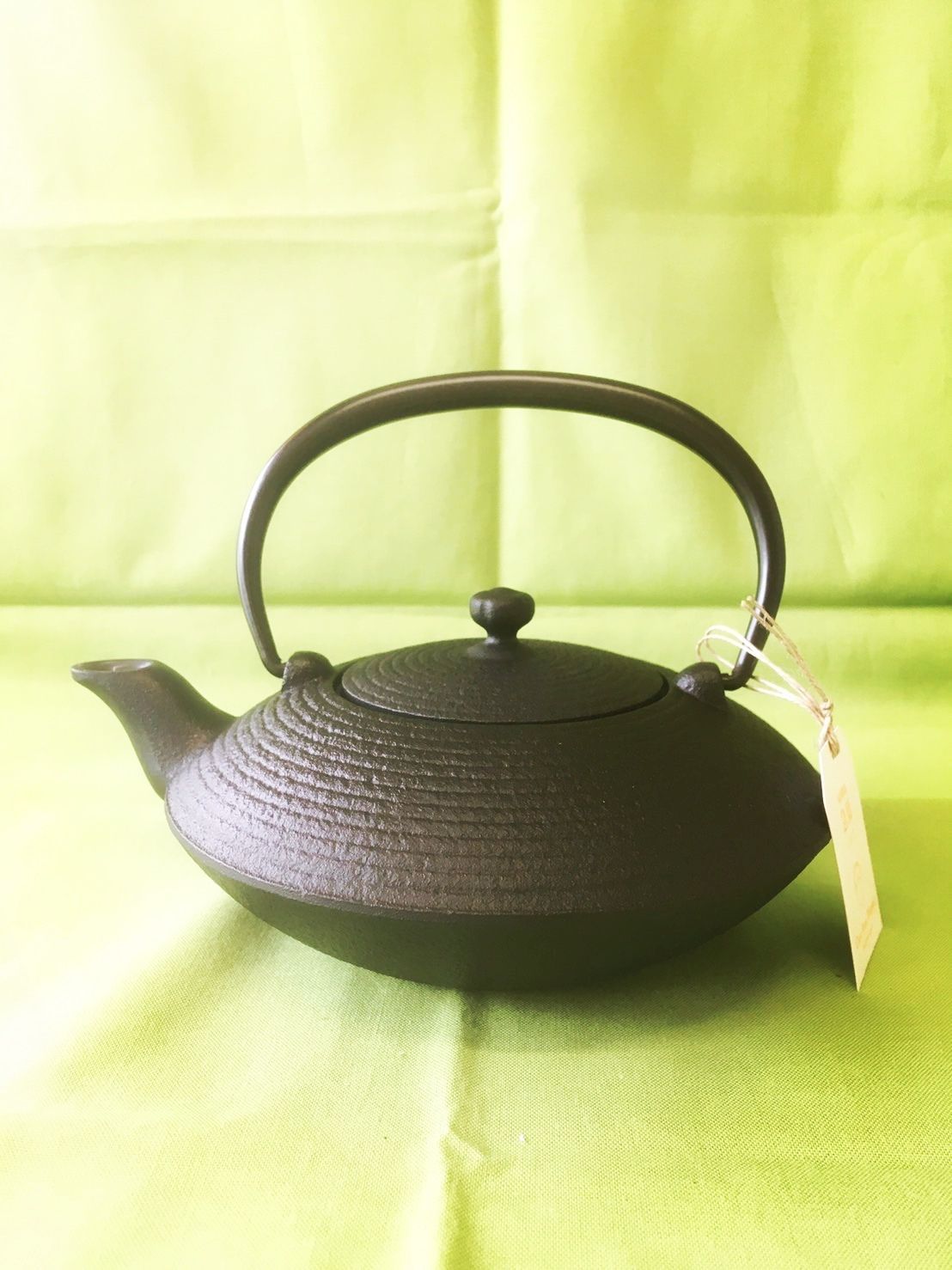 南部鉄器 鉄急須 平型糸目 0．4リットル Teapot NanbuTekki