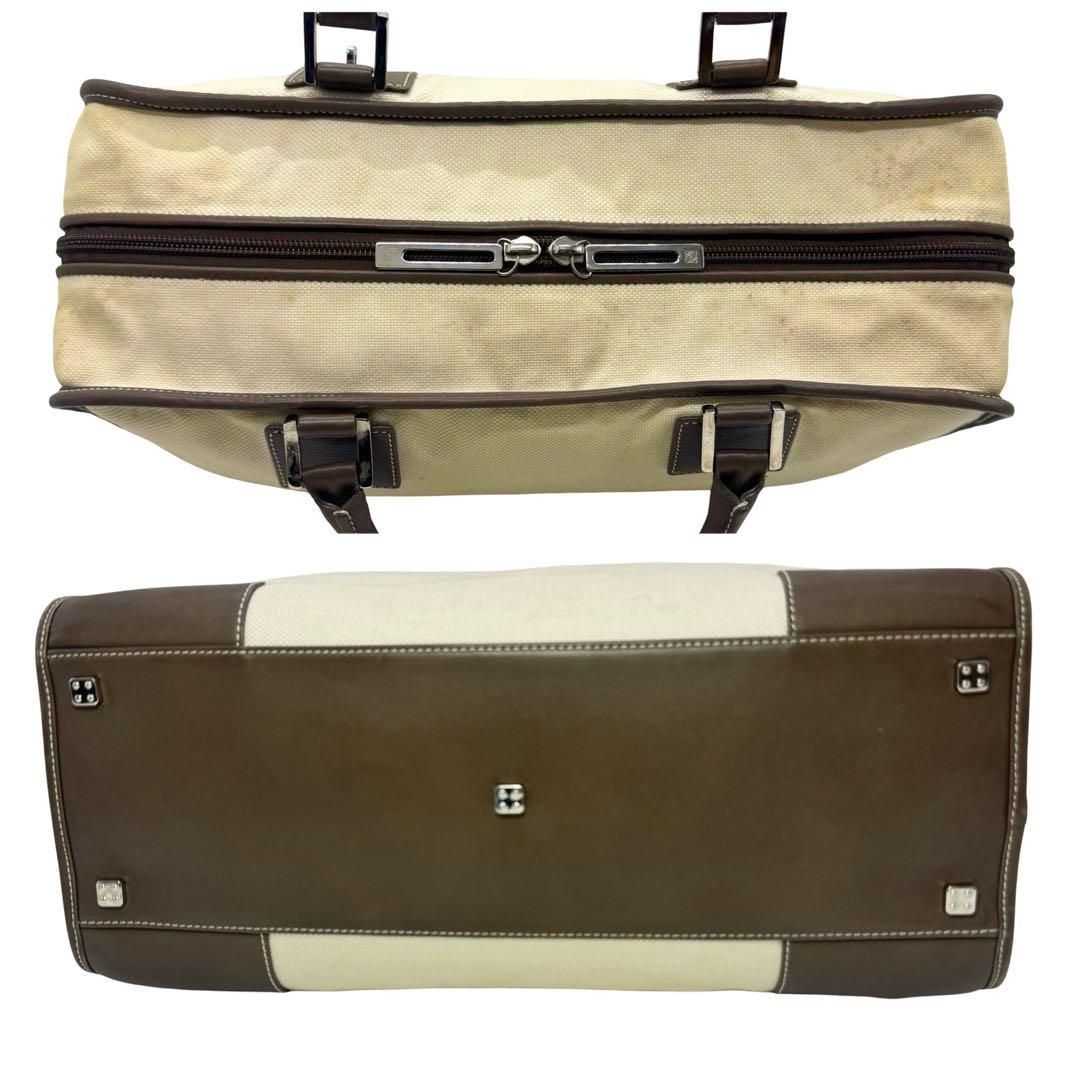 LOEWE ロエベ アマソナ36 アナグラム ハンドバッグ キャンバス×レザー LOEWE ロエベ アマソナ36 アナグラム ハンドバッグ キャンバス