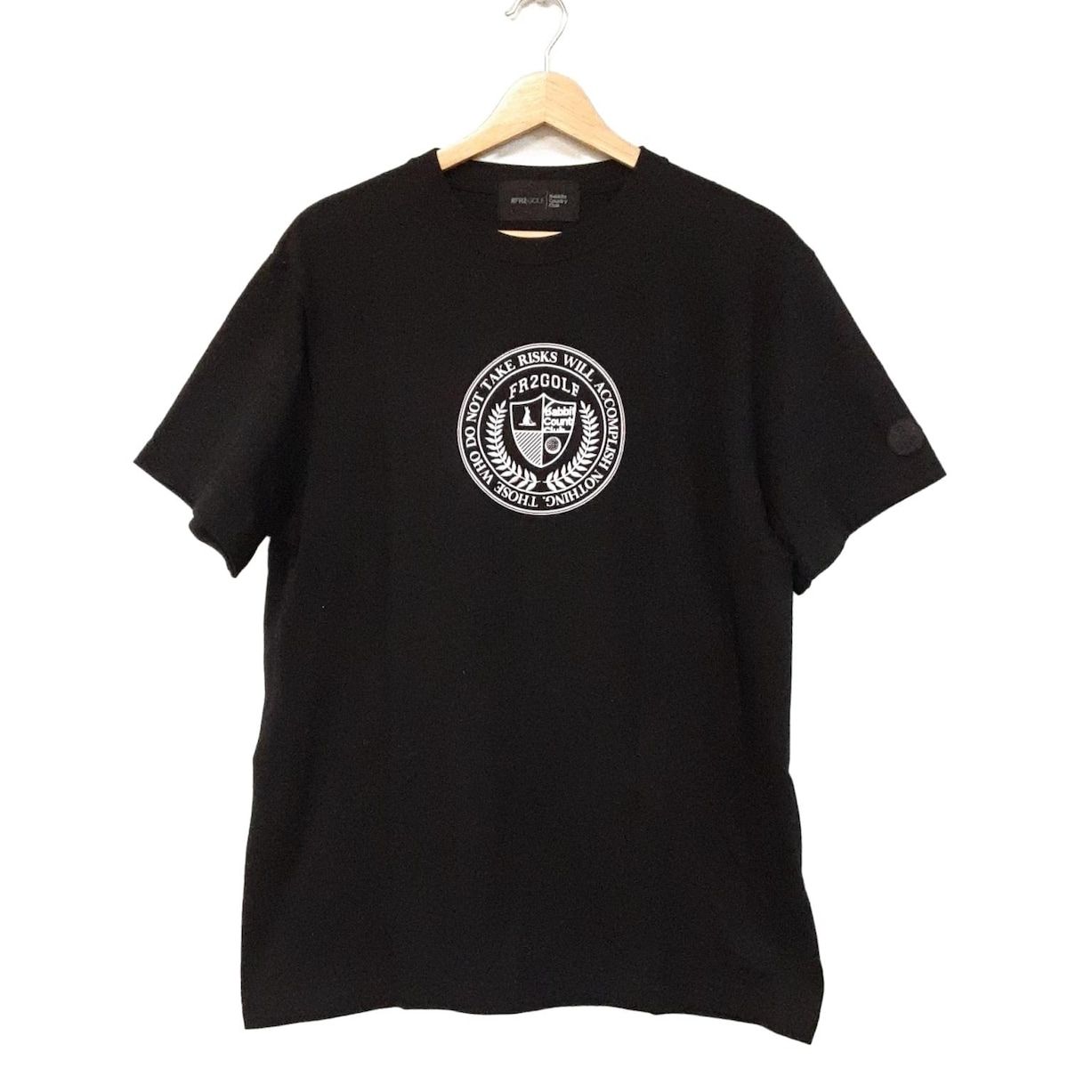 FR2(エフアールツー) 半袖Tシャツ サイズL メンズ美品 - 黒 FR2(エフアールツー) 半袖Tシャツ サイズL メンズ美品 - 黒