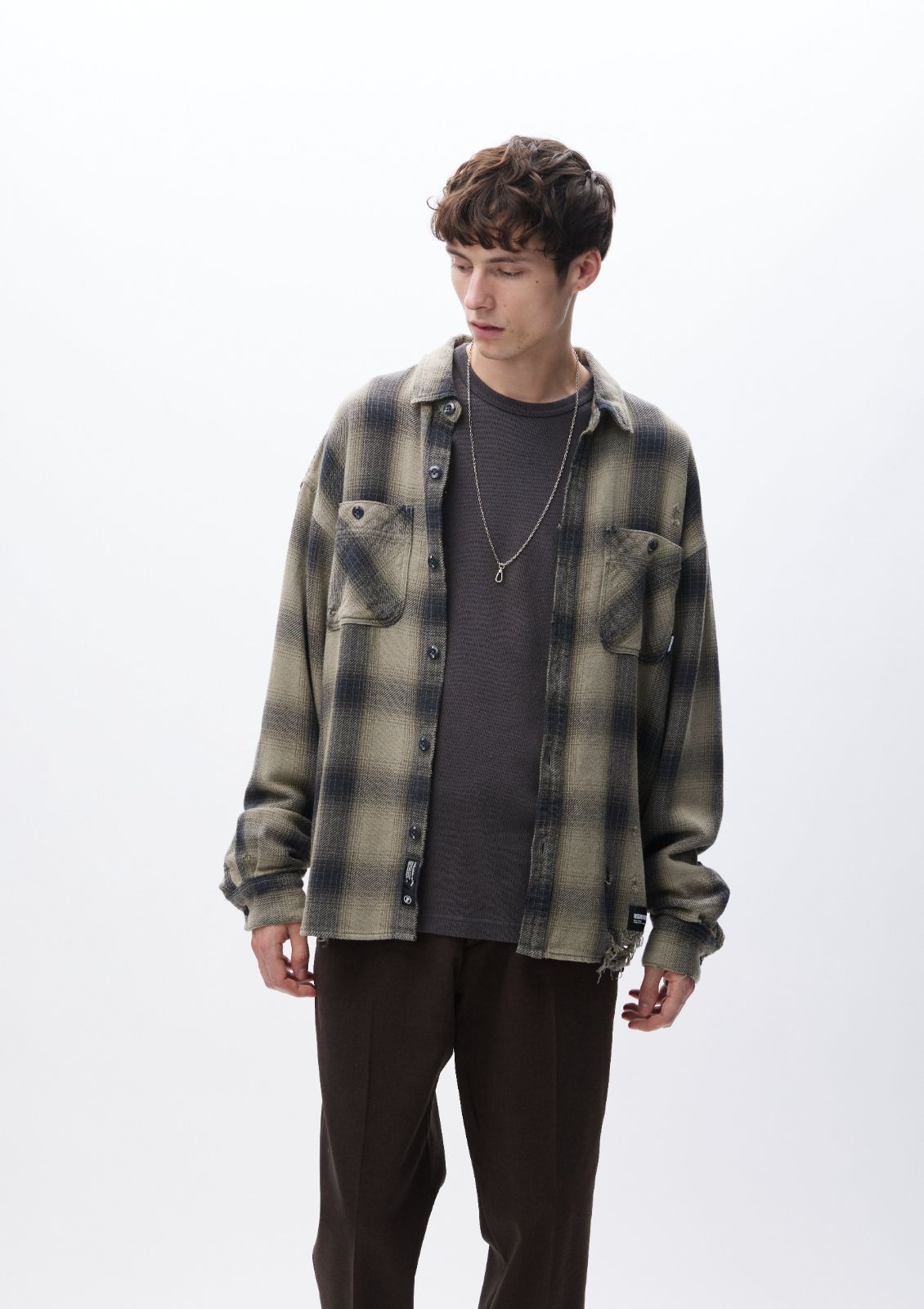 NEIGHBORHOOD Savage Block Hombre Check Shirt LS | havenshop