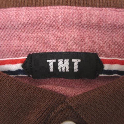 ティーエムティー TMT タグ付き ポロシャツ 半袖 ロゴ 刺繍 ワン