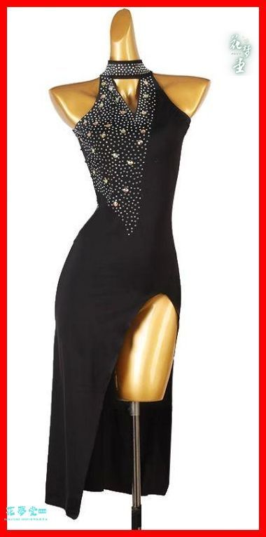 新作社交ダンスドレス ラテンドレス ストーン 競技 デモ オーダーメイド