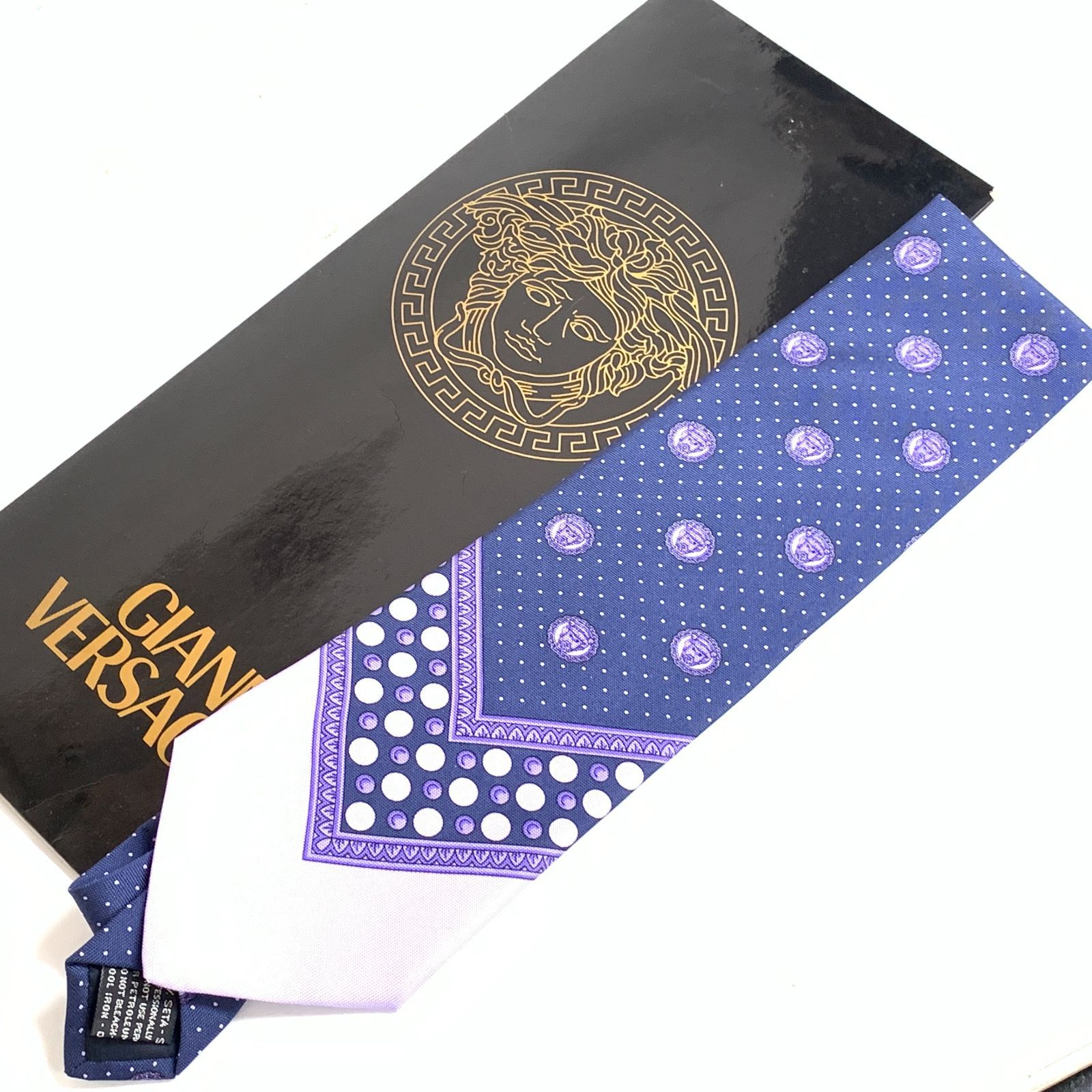 f001 H 1. GIANNI VERSACE ジャンニヴェルサーチ ネクタイ メデューサ