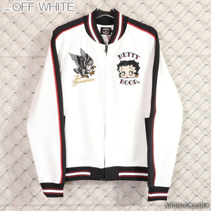 The BRAVE-MAN ベティブープ スカジャージ BBB-2305 オフホワイト