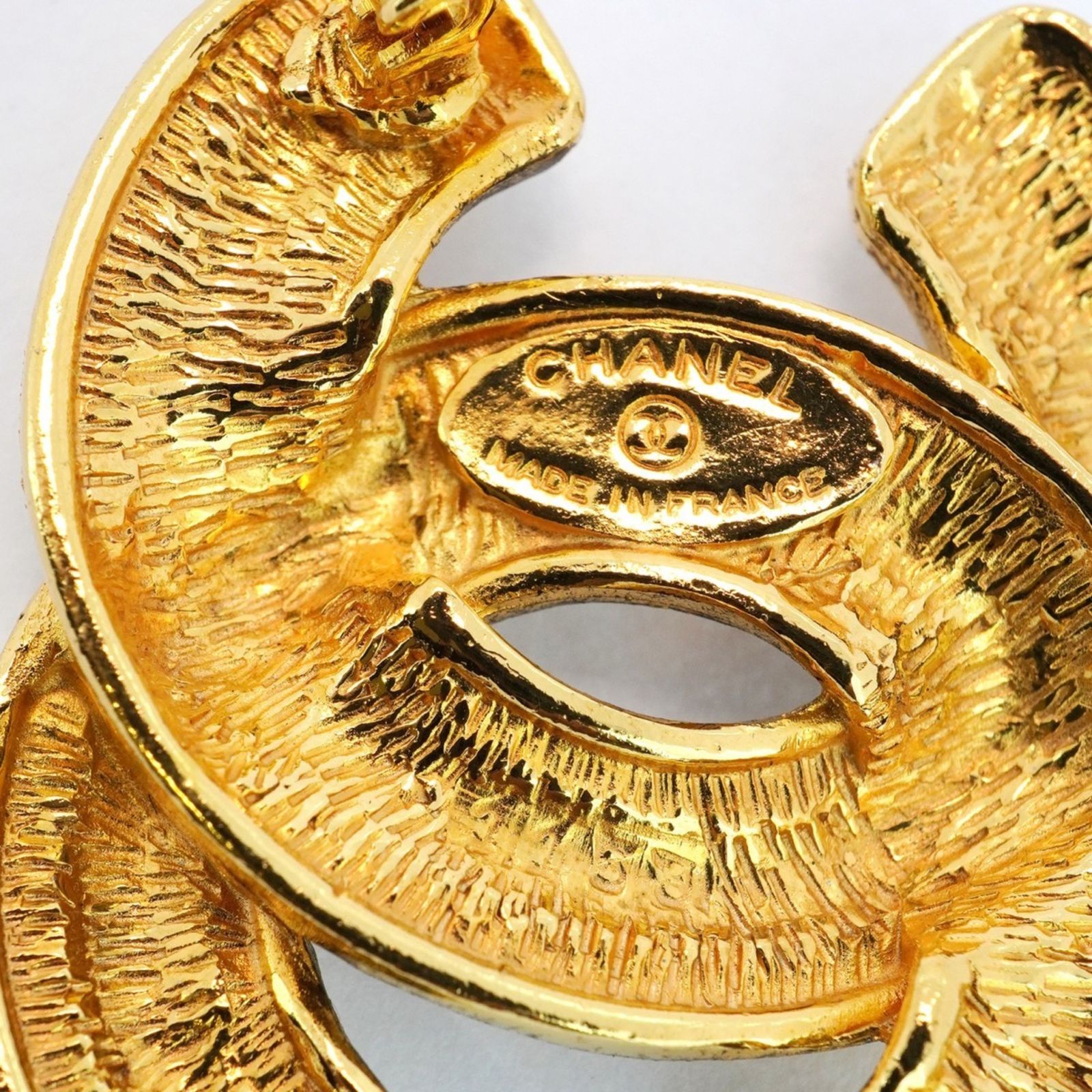 シャネル(Chanel) シャネル ブローチ ココマーク マトラッセ GP