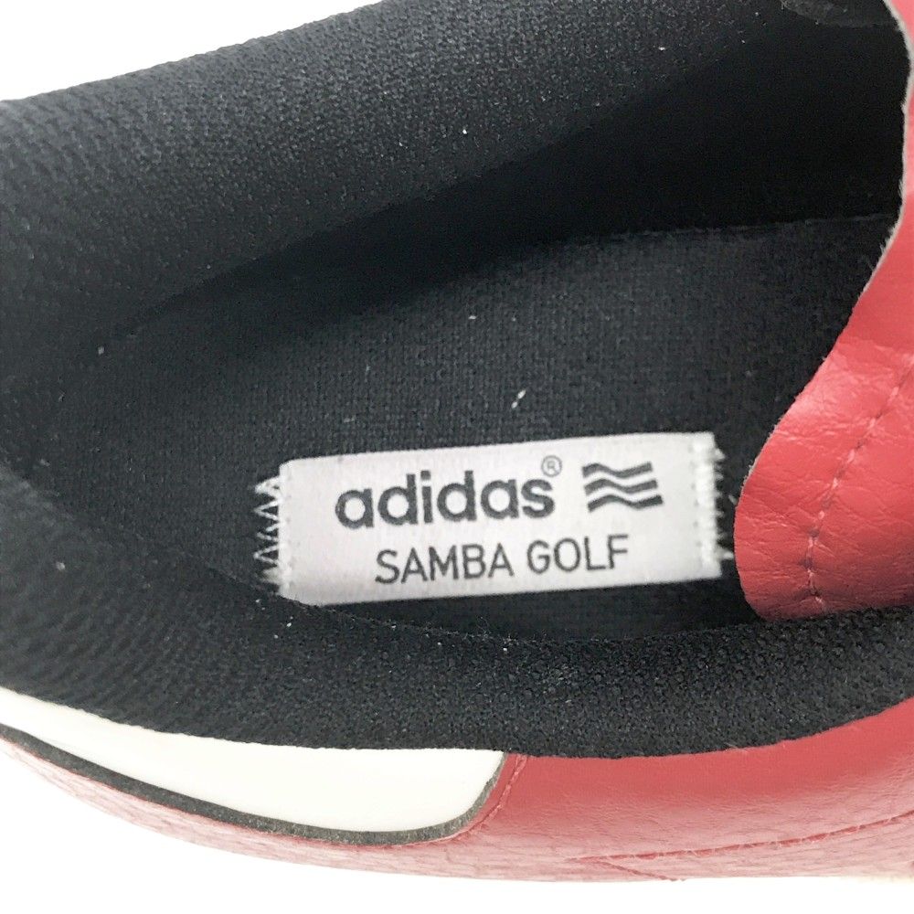ADIDAS GOLF アディダスゴルフ 671586 SAMBA GOLF ゴルフシューズ  レッド系 27.5 [240101446457] ゴルフウェア メンズ ストスト ADIDAS GOLF アディダスゴルフ 671586 SAMBA GOLF ゴルフ