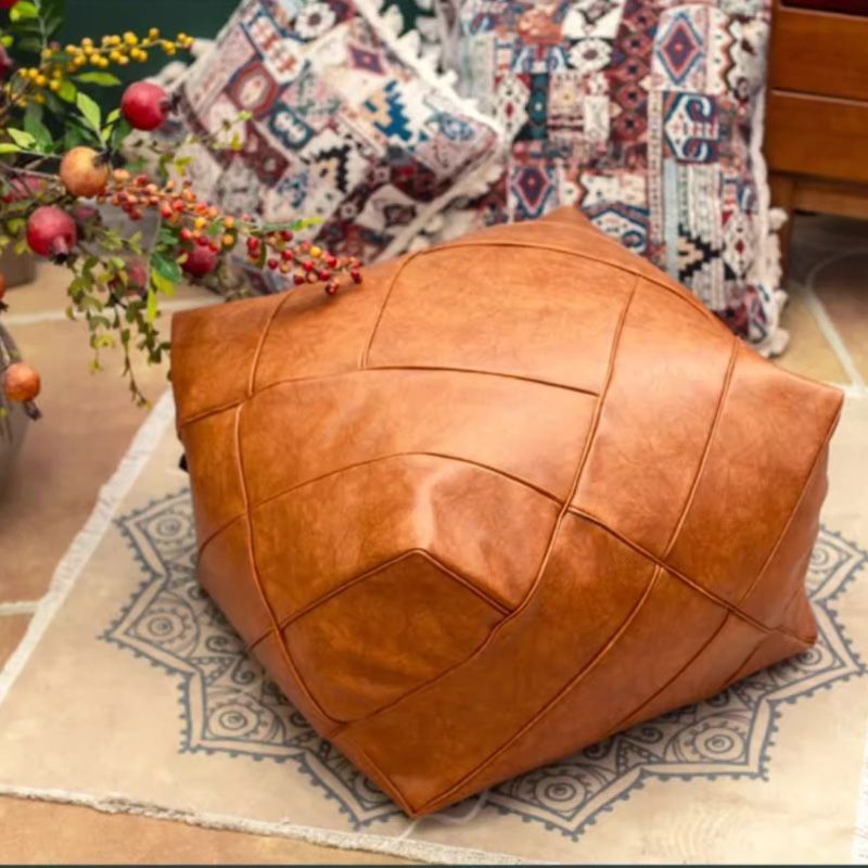 レザークッション 立方体