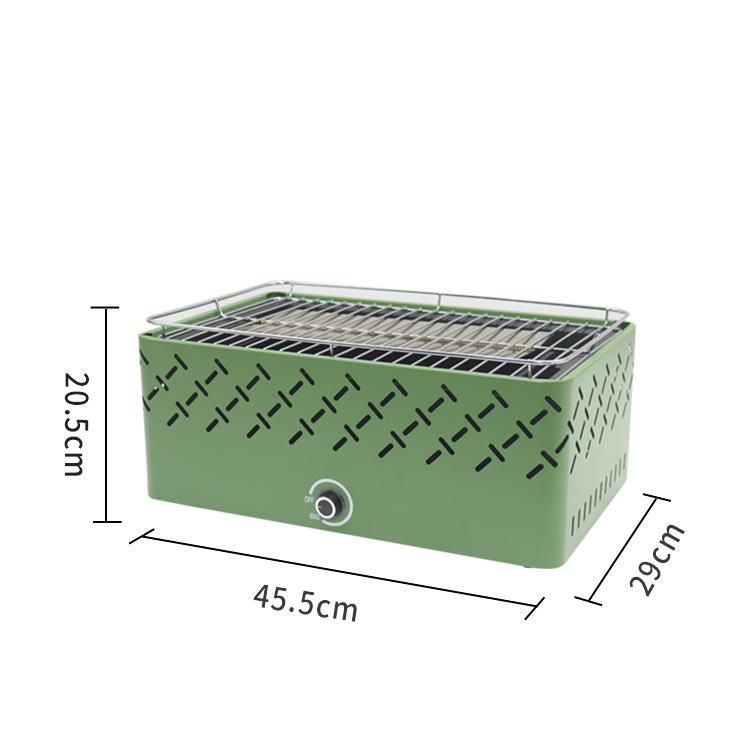 グリル 2in1煎焼き バーベキューグリル ポータブル屋外用 無煙炭火炉 机上用囲炉煮茶炉 ZZ520