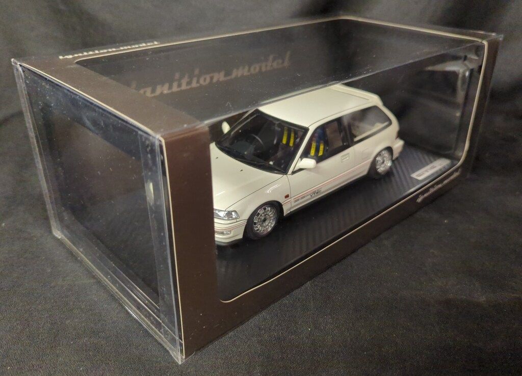 ignition model 1|18 Honda CIVIC EF9 SiR White Mugen Type-Wheel IG1291