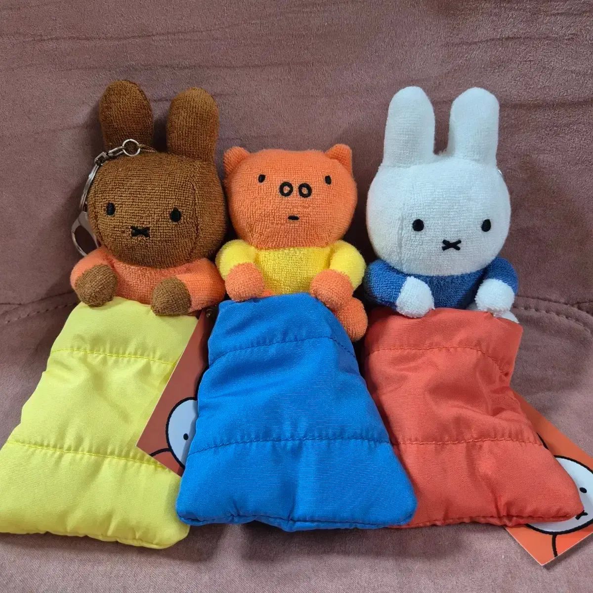 【新品・未使用】ミッフィーおやすみ寝袋セット ミッフィー おすしミッフィー・ 寝袋ミッフィー セット【新品